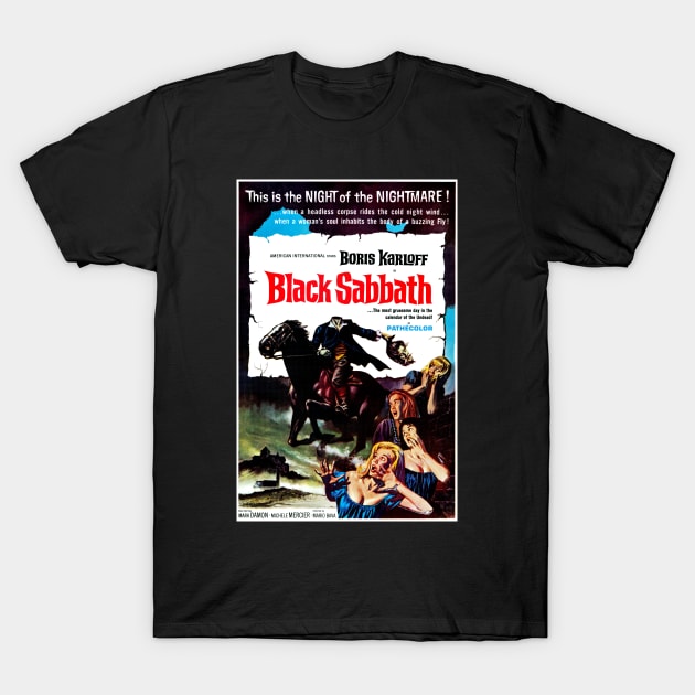 Black Sabbath (1964) T-Shirt by Scum & Villainy